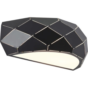 Nástenné svietidlo REUS 1xE27/40W/230V čierna