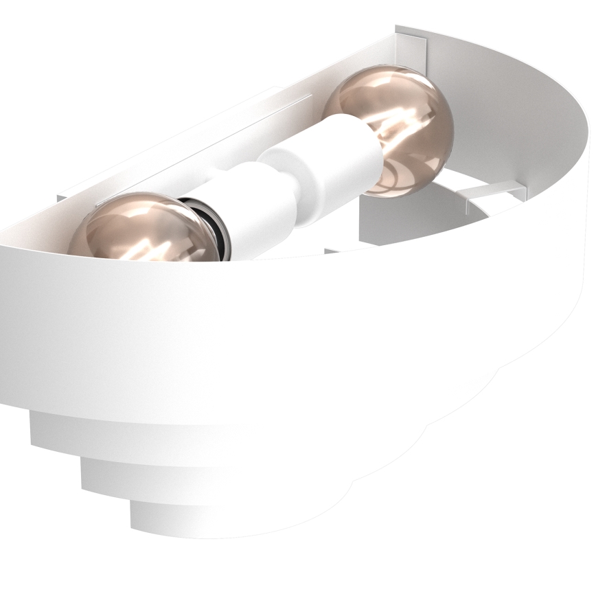 Nástenné svietidlo RINGS 2xE27/15W/230V biela