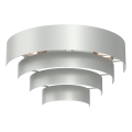 Nástenné svietidlo RINGS 2xE27/15W/230V lesklý chróm