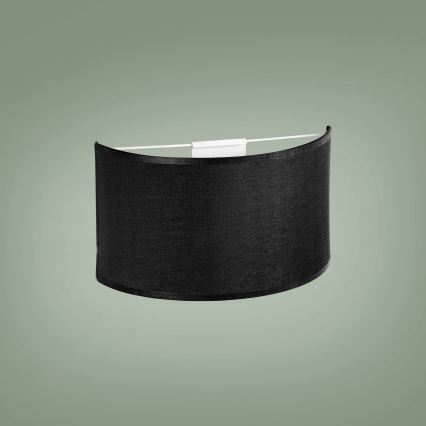 Nástenné svietidlo RONDO 1xE27/15W/230V čierna