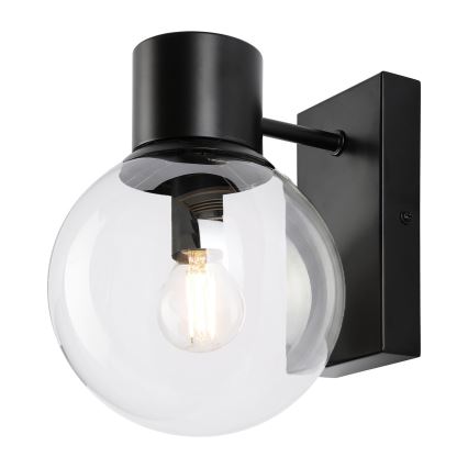 Nástenné svietidlo SFERIO 1xE14/5W/230V čierne/číre