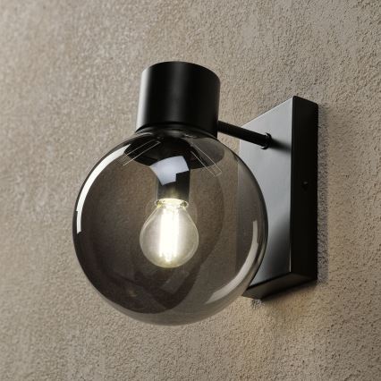 Nástenné svietidlo SFERIO 1xE14/5W/230V čierne/dymovo čierne