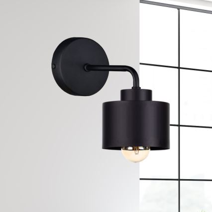 Nástenné svietidlo SIMPLY BLACK 1xE27/60W/230V