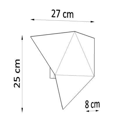 Nástenné svietidlo SOLIDO 2xG9/40W/230V čierna