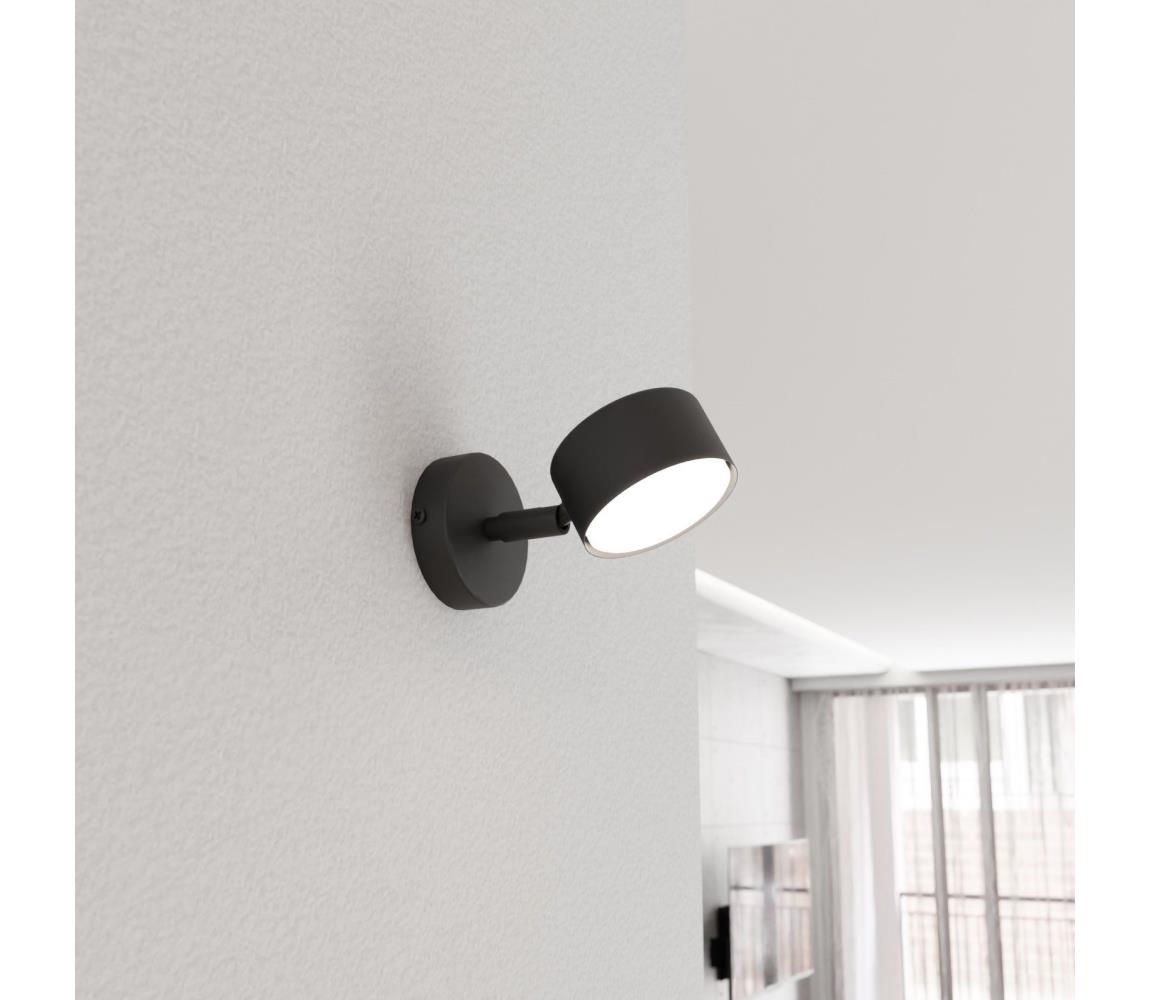 EMIBIG Nástenné svietidlo SORA 1xGX53/12W/230V čierna 1440/K1