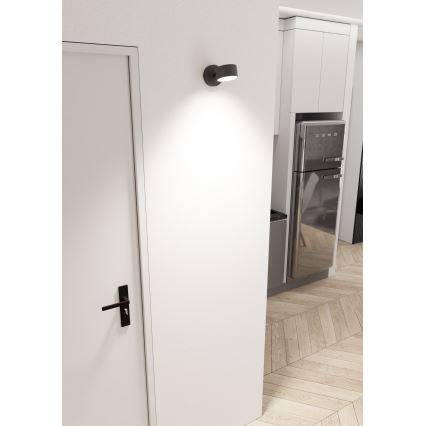 Nástenné svietidlo SORA 1xGX53/12W/230V čierna