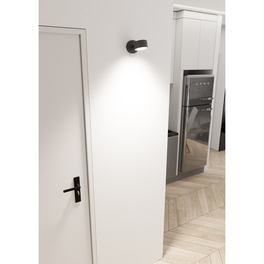 Nástenné svietidlo SORA 1xGX53/12W/230V čierna