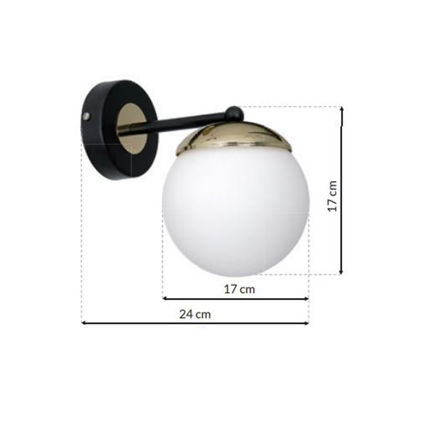 Nástenné svietidlo SPARTA 1xE14/40W/230V