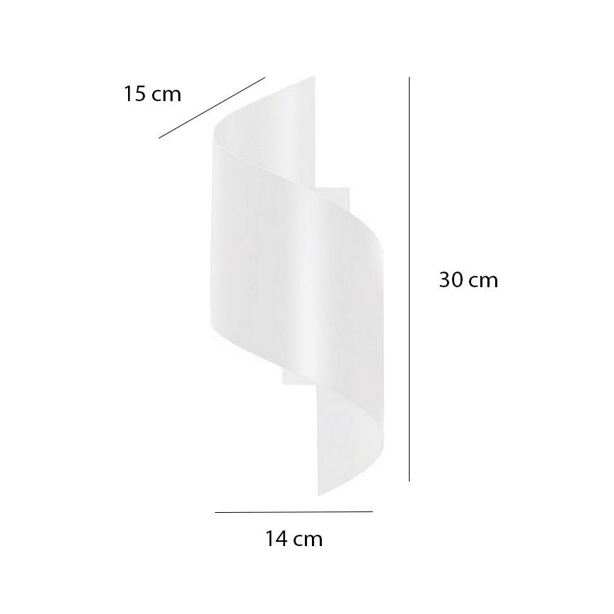 Nástenné svietidlo SPINER 1xG9/8W/230V biela
