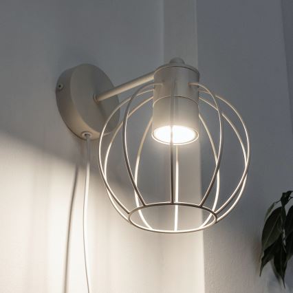 Nástenné svietidlo STARLIGHT 1xGU10/10W/230V krémové