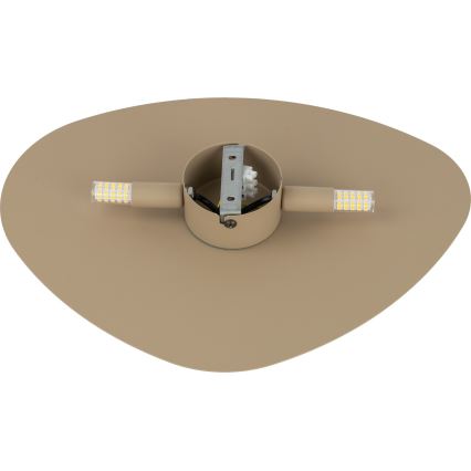 Nástenné svietidlo STONE 2xG9/8W/230V 30x39 cm béžová