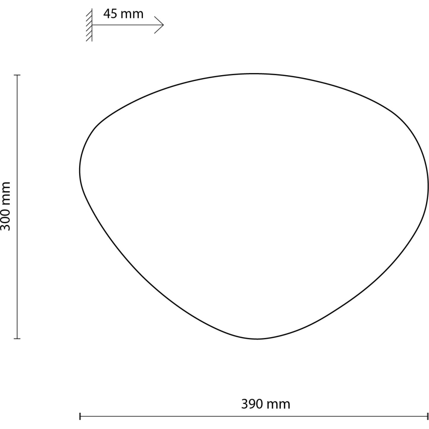 Nástenné svietidlo STONE 2xG9/8W/230V 30x39 cm zelená