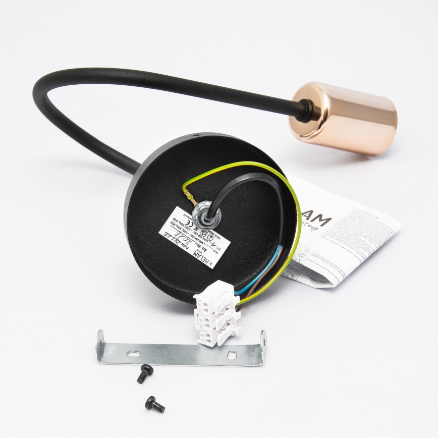 Nástenné svietidlo TUBE 1xE27/15W/230V čierna