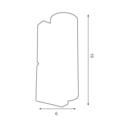 Nástenné svietidlo WALL 1xGU10/8W/230V biela