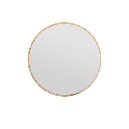 Nástenné zrkadlo OZZE pr. 60 cm hnedá