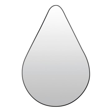 Nástenné zrkadlo RIVERSIDE 75x50 cm čierne