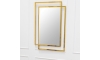 Nástenné zrkadlo VIDO 110x80 cm zlatá