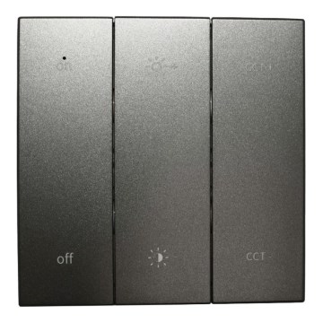 Nástenný diaľkový ovládač SHAPE 2xAAA čierny