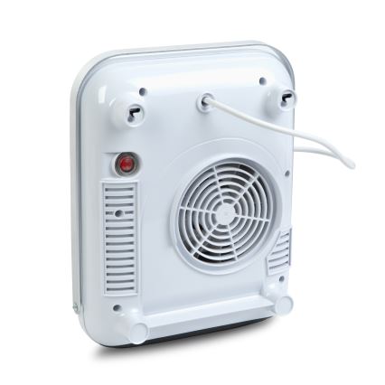 Nástenný ohrievač s vešiakom na uteráky, 2000W/230V, IP22, biely, s diaľkovým ovládaním