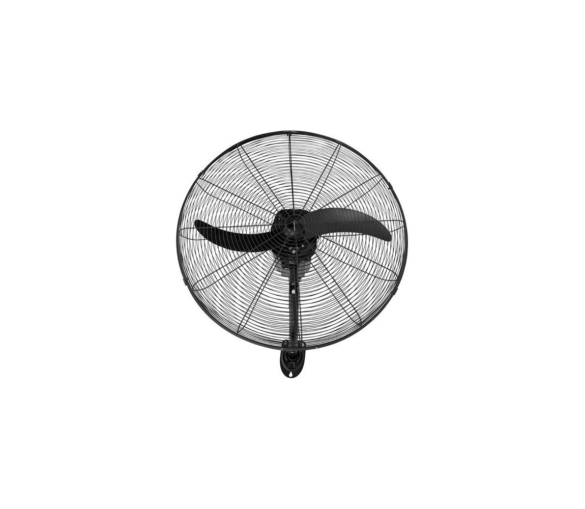 Eurolamp Nástenný látor 115 W/230 V, priemer 66 cm, čierny, s diaľkovým ovládaním 300-23510
