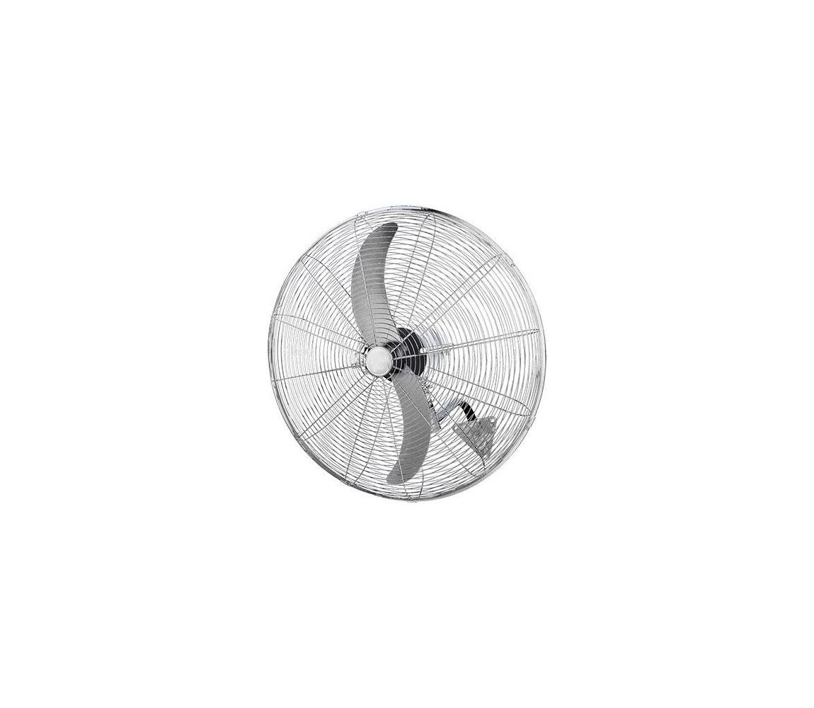 Eurolamp Nástenný látor 180W/230V pr. 66 cm strieborný + diaľkové ovládanie 147-29043