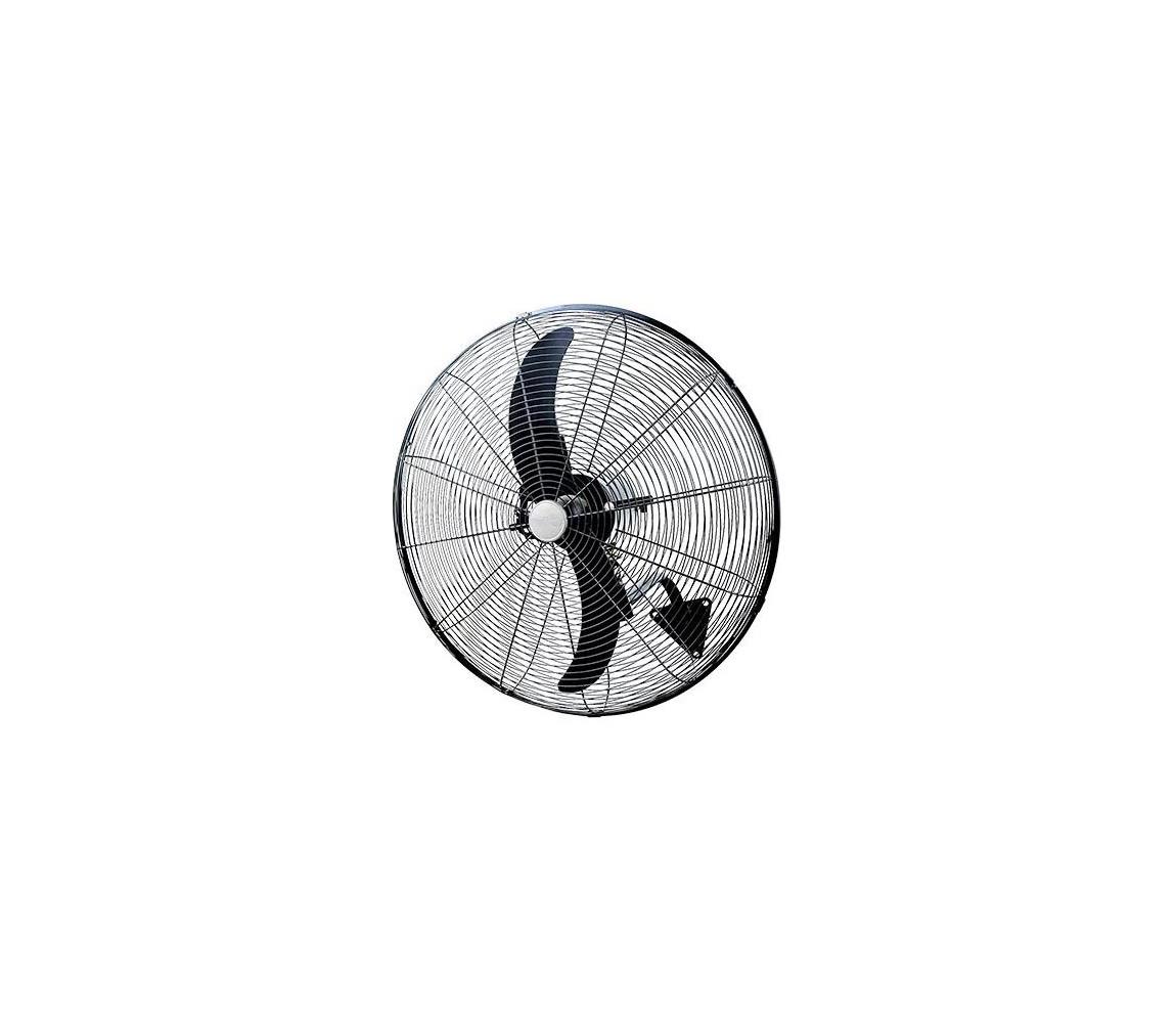 Eurolamp Nástenný látor 200 W/230 V, priemer 76 cm, čierny, s diaľkovým ovládaním 147-29044