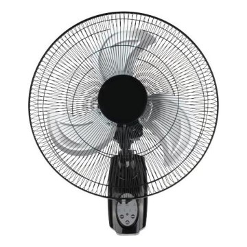 Nástenný ventilátor 90W/230V priemer 50 cm čierny