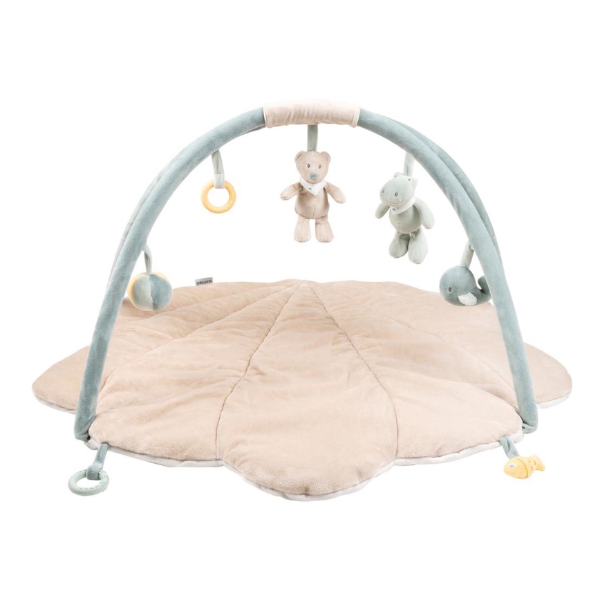 Nattou - Detská hracia deka s hrazdičkou ROMEO, JULES & SALLY