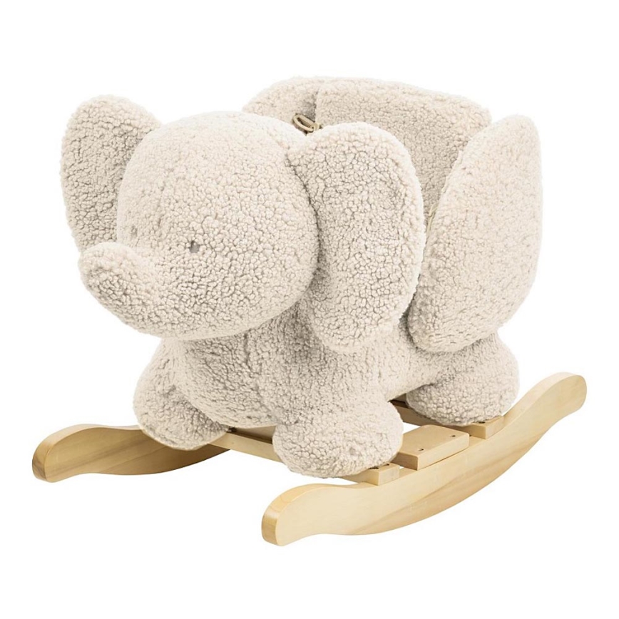 Nattou - Hojdačka TEDDY slon béžová