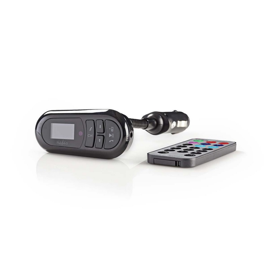 FM Vysielač do auta Bluetooth/MP3/12V + diaľkové ovládanie