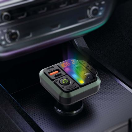 FM vysielač do auta s funkciou handsfree