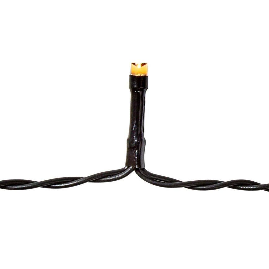 LED vonkajší reťaz 192xLED/7 funkcií/3xAA 14,9m IP44 teplá biela