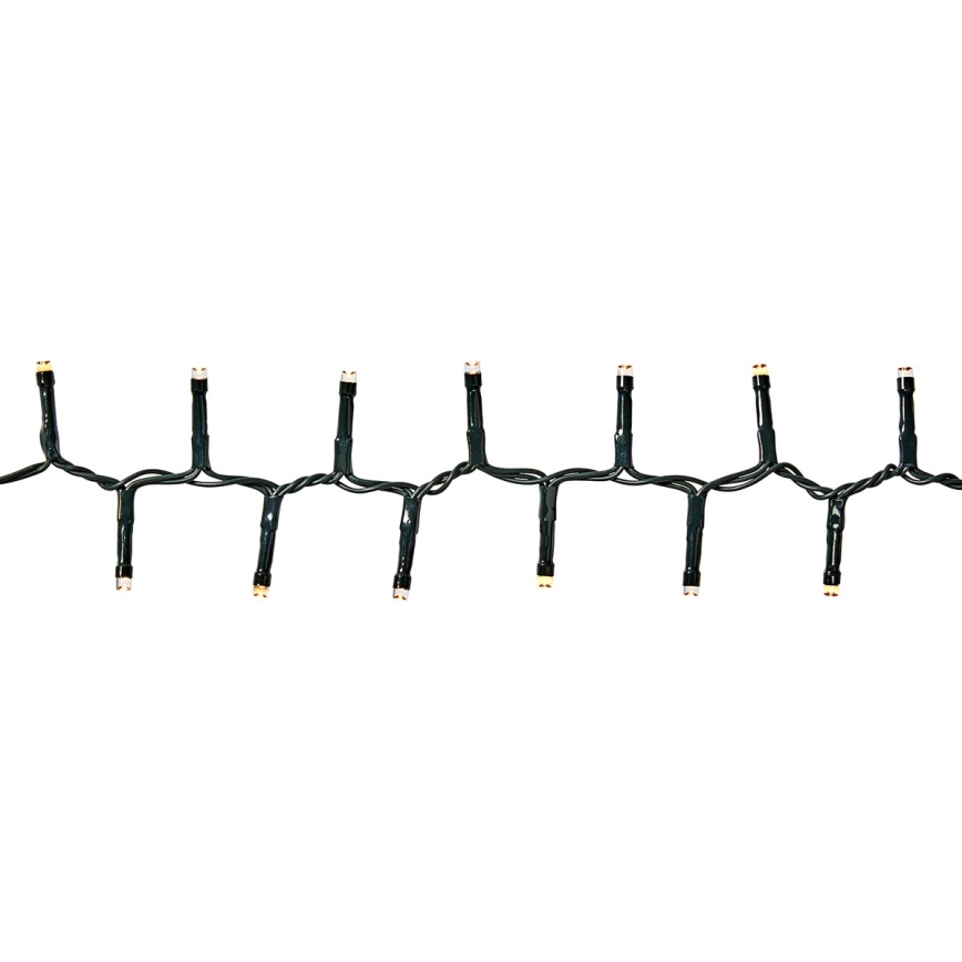 LED vonkajšia reťaz 560xLED/7 funkcií 14m IP44 teplá biela