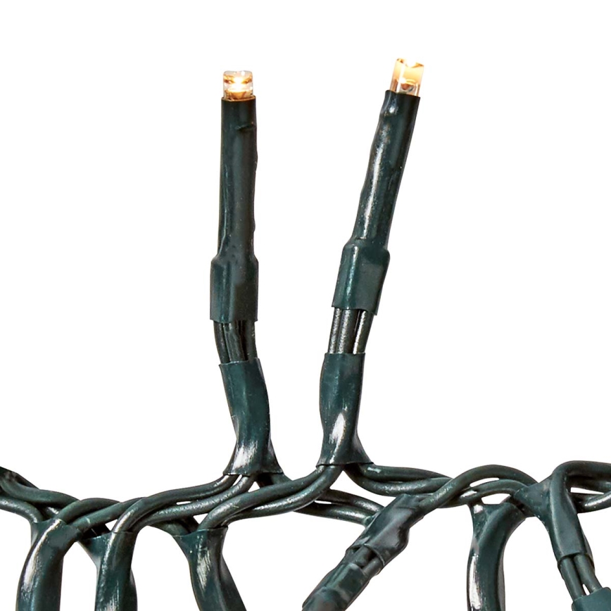 LED vonkajšia svetelná reťaz 768xLED/7 funkcií 8,6 m IP44 teplá biela