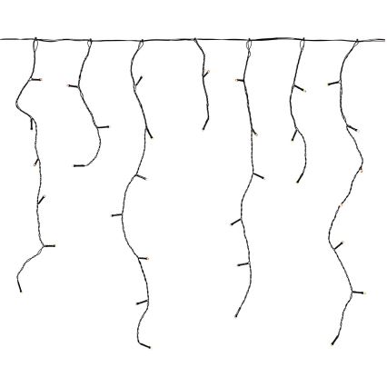 LED Vonkajší vianočný záves 180xLED/7 funkcií 10,9m IP44 teplá biela