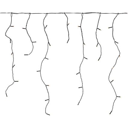 LED vonkajší záves 180xLED/7 funkcií 10,9m IP44 teplá biela