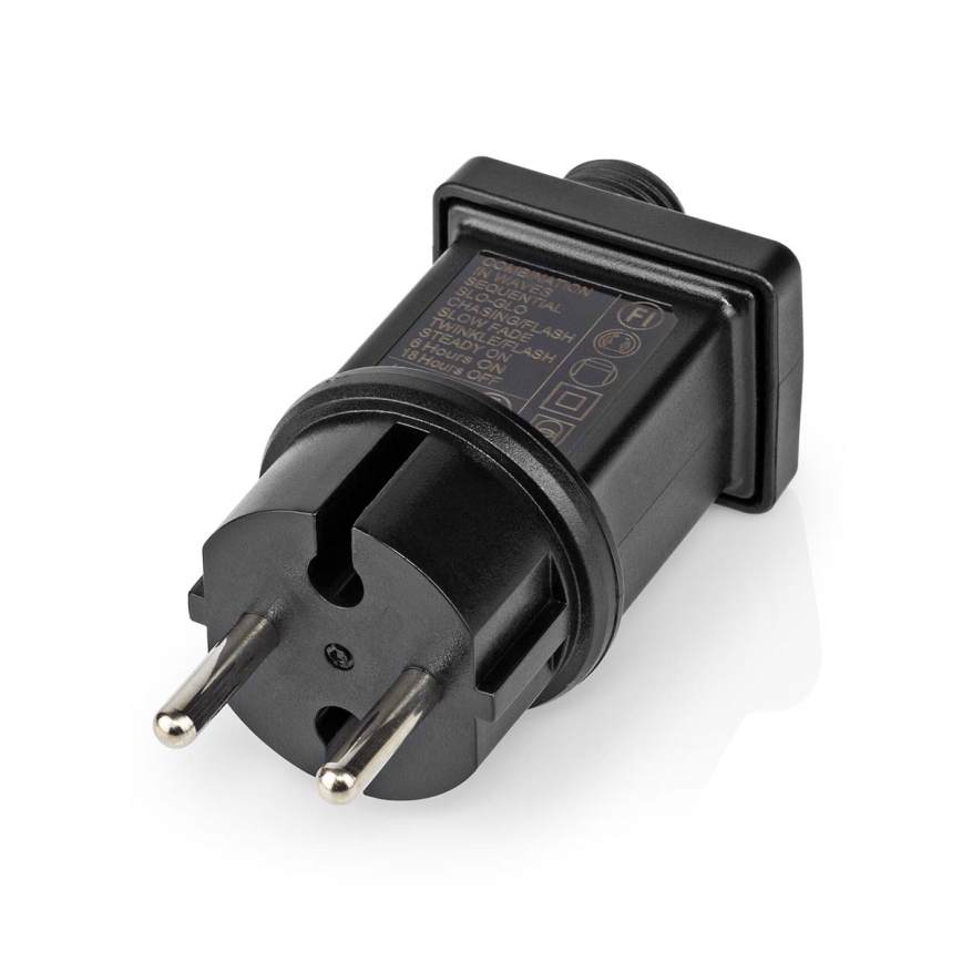 LED vonkajší záves 180xLED/7 funkcií 10,9m IP44 teplá biela