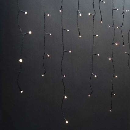 LED vonkajší záves 360xLED/7 funkcií 14m IP44 teplá biela