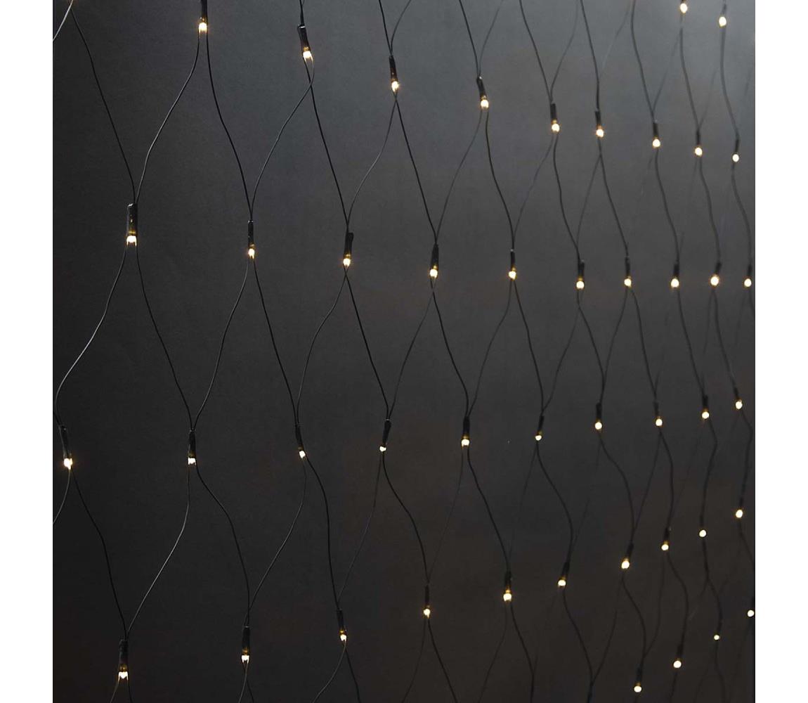 CLLN160 - LED záves 160xLED/7 funkcií 5m IP44 teplá biela CLLN160