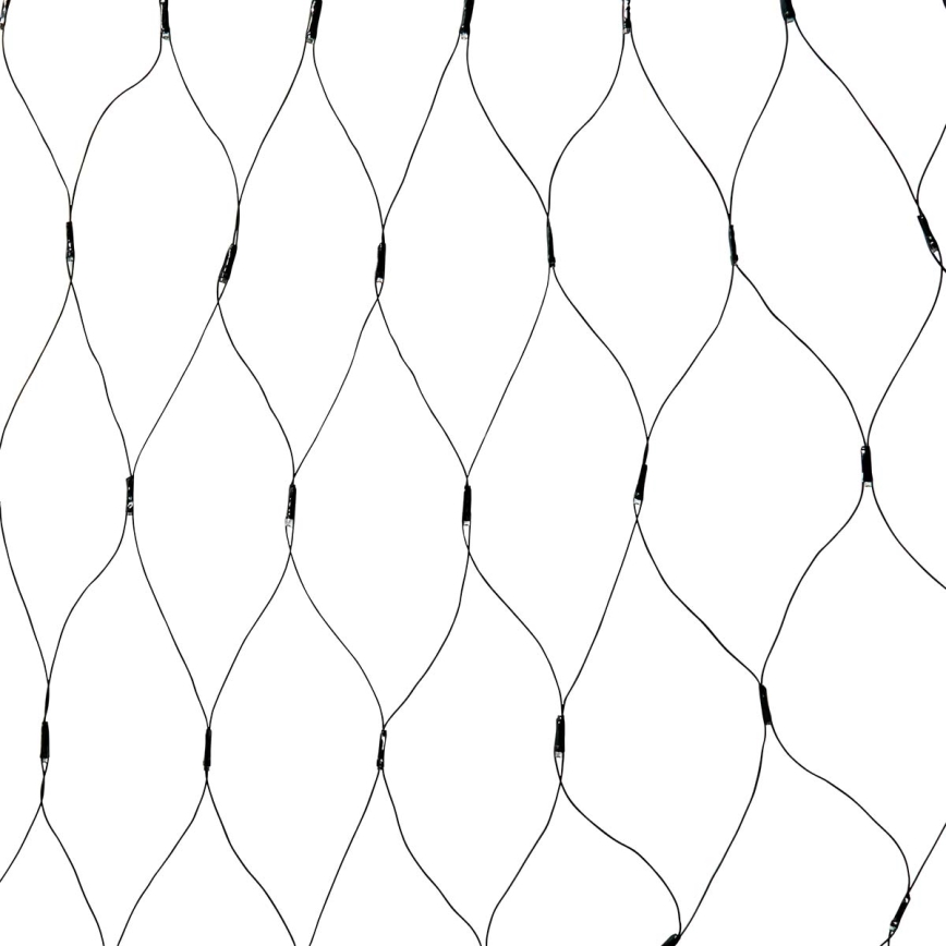 LED vonkajší záves 320xLED/7 funkcií, 6 m, IP44, teplá biela