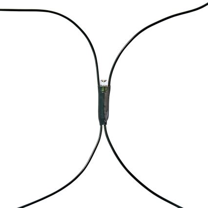 LED vonkajší záves 320xLED/7 funkcií, 6 m, IP44, teplá biela