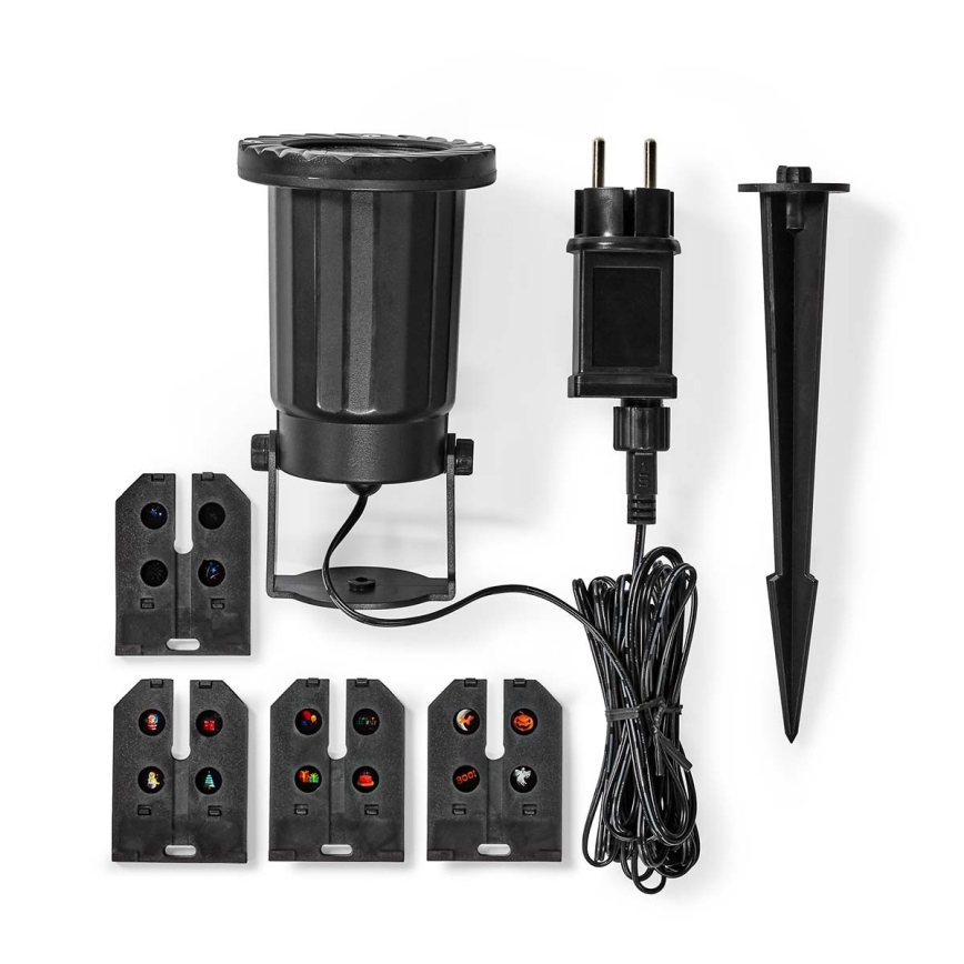 LED Vonkajší projektor slávnostný 5W/230V IP44