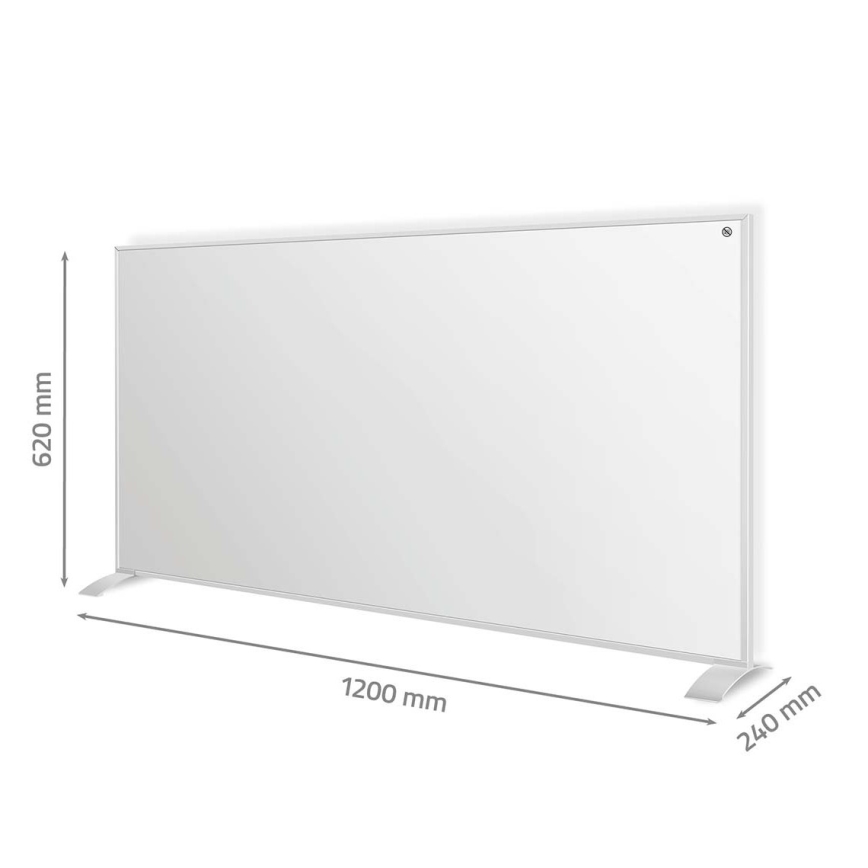 Infračervený vykurovací panel 700W/230V 120x62 cm IP44 Wi-Fi Tuya + diaľkové ovládanie