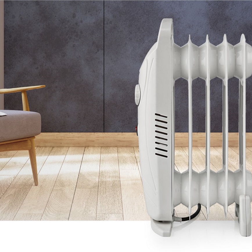 Prenosný olejový ohrievač s 5 rebrami 500W/230V