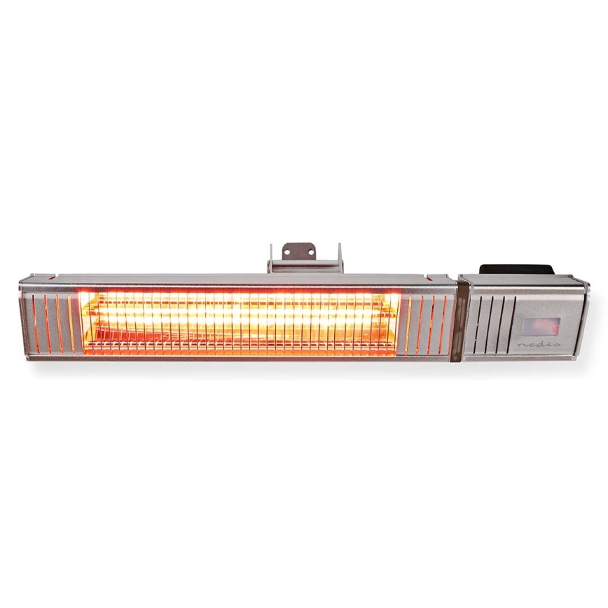 Vonkajšie elektrické vykurovacie teleso 2000W/230V IP65 + diaľkové ovládanie.