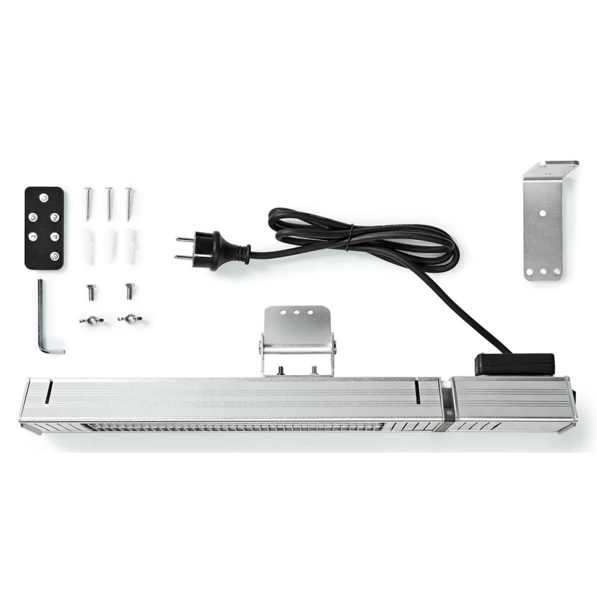 Vonkajšie vykurovacie teleso 100W/2000W/230V IP65 + diaľkové ovládanie