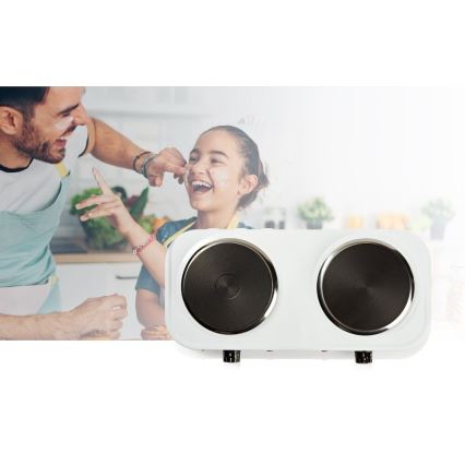 Dvojitý elektrický varič 2x15,5 cm 2000W/230V