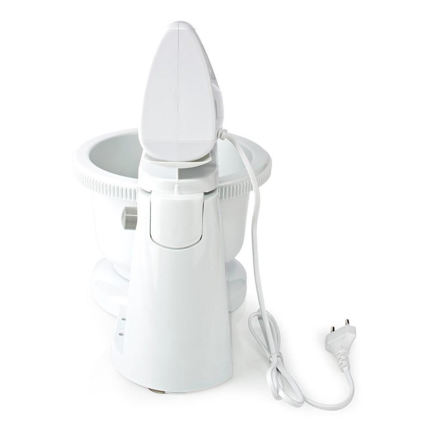 Ručný šľahač s misou 200W/230V biela