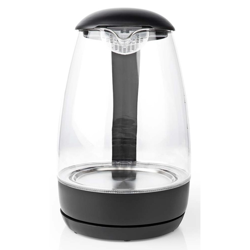 Rýchlovarná kanvica s LED podsvietením 1,7 l 2200W/230V čierna