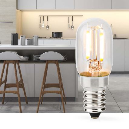 LED Žiarovka do digestora T25 E14/2W/230V 2700K